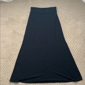 Black long skirt size XL